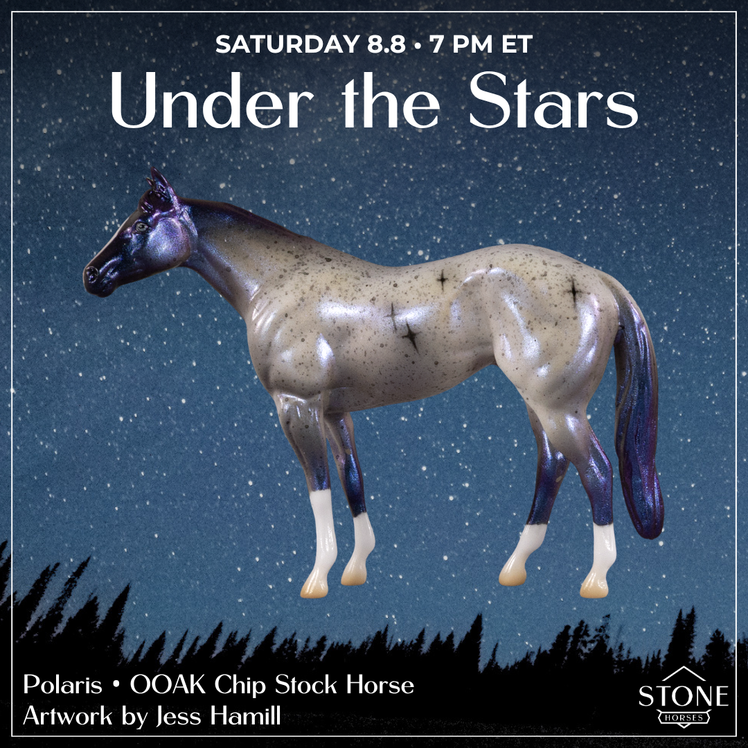 Polaris OOAK Chip Stock Horse by Jess Hamill SCD26