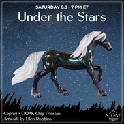 Cephei OOAK Chip Friesian by Ellen Robbins SCD26