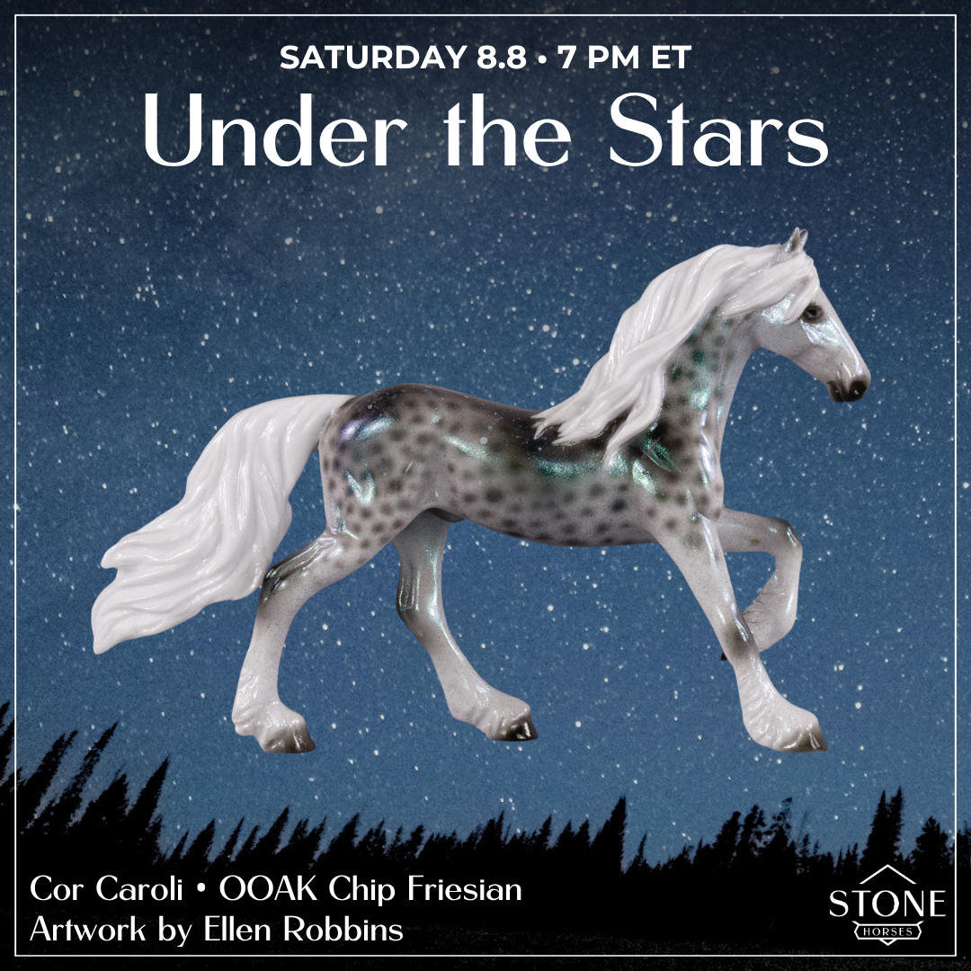 Cor Caroli OOAK Chip Friesian by Ellen Robbins SCD26