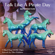 Talk Like A Pirate Day OOAK Chips by Ellen Robbins SCD26