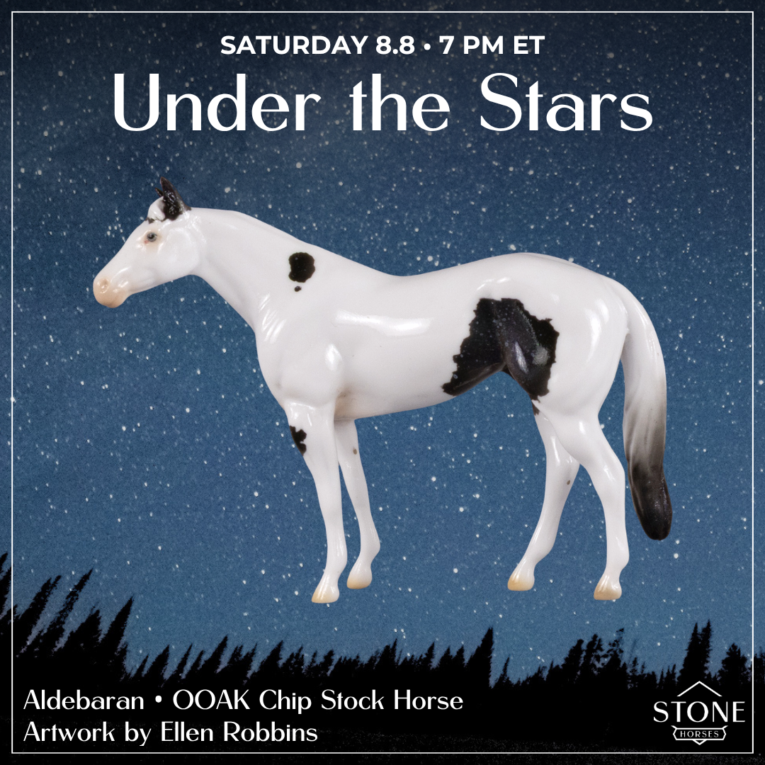 Aldebaran OOAK Chip Stock Horse by Ellen Robbins SCD26