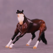 Un Poco Loco OOAK Chip Cutting Horse by Anna Rieck VV26