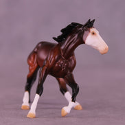 Un Poco Loco OOAK Chip Cutting Horse by Anna Rieck VV26