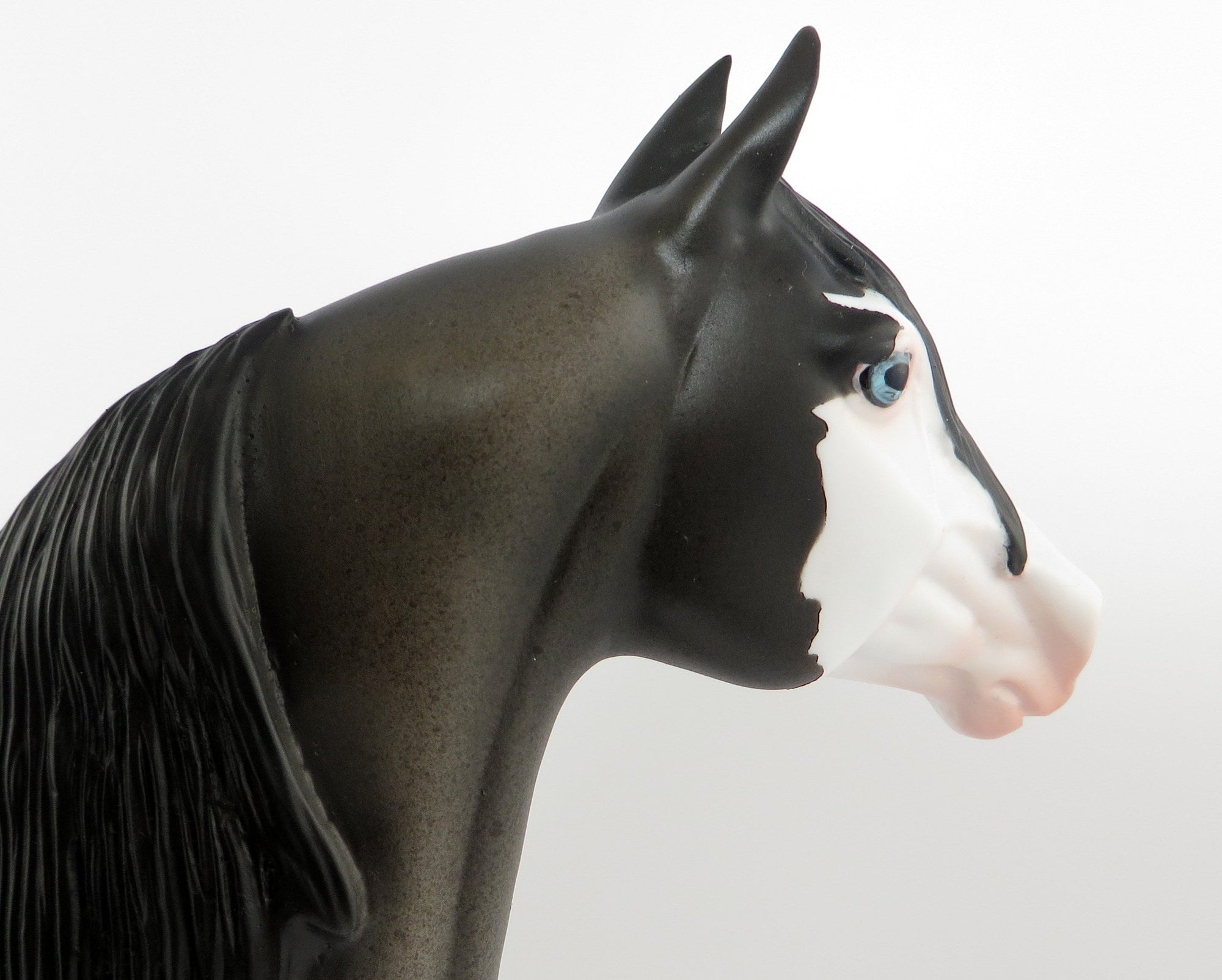 VISIONARY-OOAK BLUE ROAN PAINT MORGAN MODEL HORSE 2/20