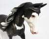 VAMPIRA-LE-6 BLACK AND WHITE PINTO PALOUSE MODEL HORSE BY SHERYL LEISURE  LHS 17