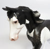 VAMPIRA-LE-6 BLACK AND WHITE PINTO PALOUSE MODEL HORSE BY SHERYL LEISURE  LHS 17