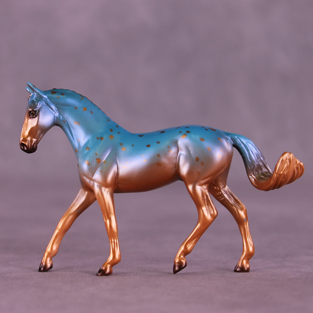 Verdigris OOAK FCM Chip Warmblood by Ellen Robbins HS25