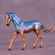 Verdigris OOAK FCM Chip Warmblood by Ellen Robbins HS25