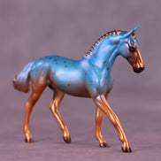 Verdigris OOAK FCM Chip Warmblood by Ellen Robbins HS25