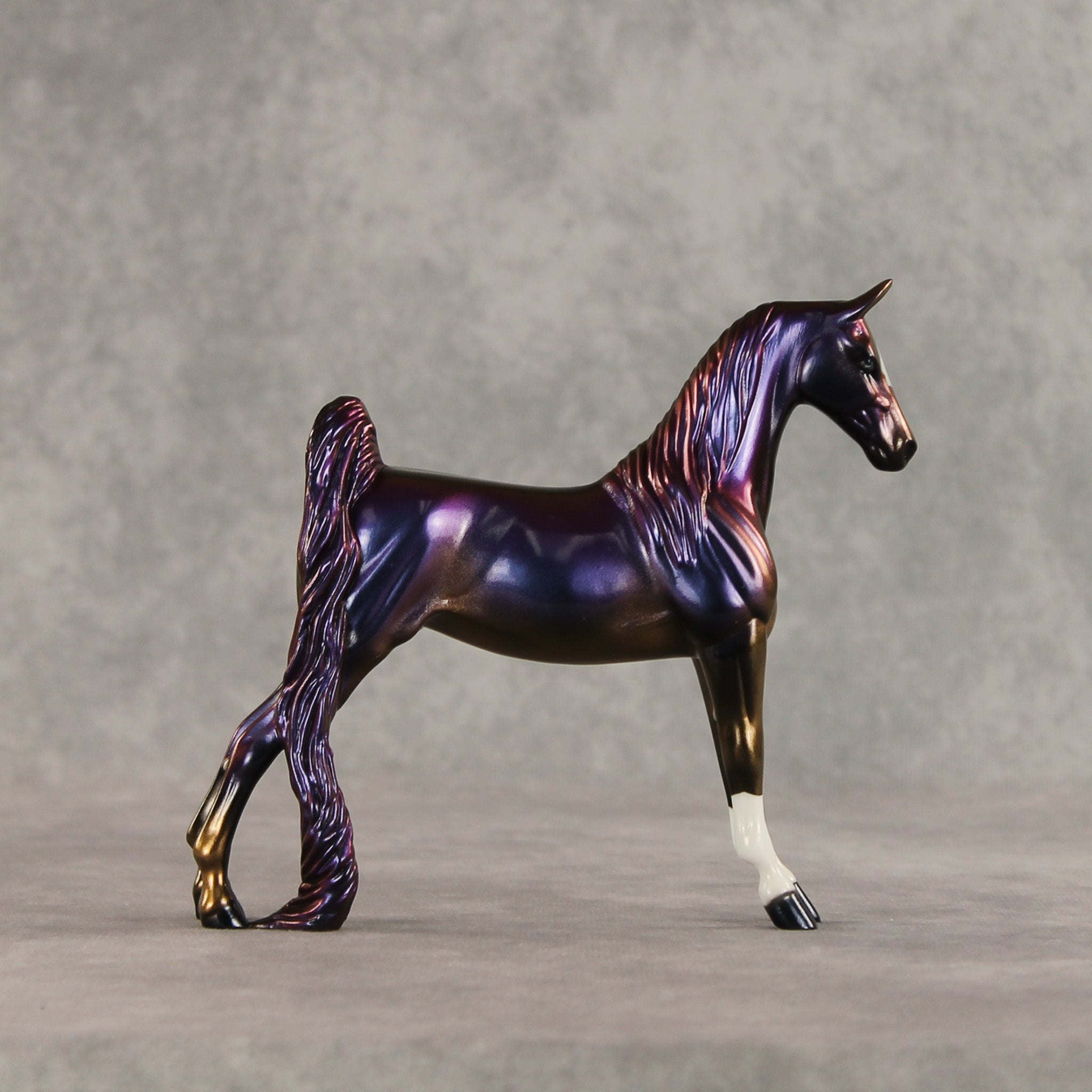 Violet Strike OOAK Pebble Saddlebred by Erin Corbett VV26