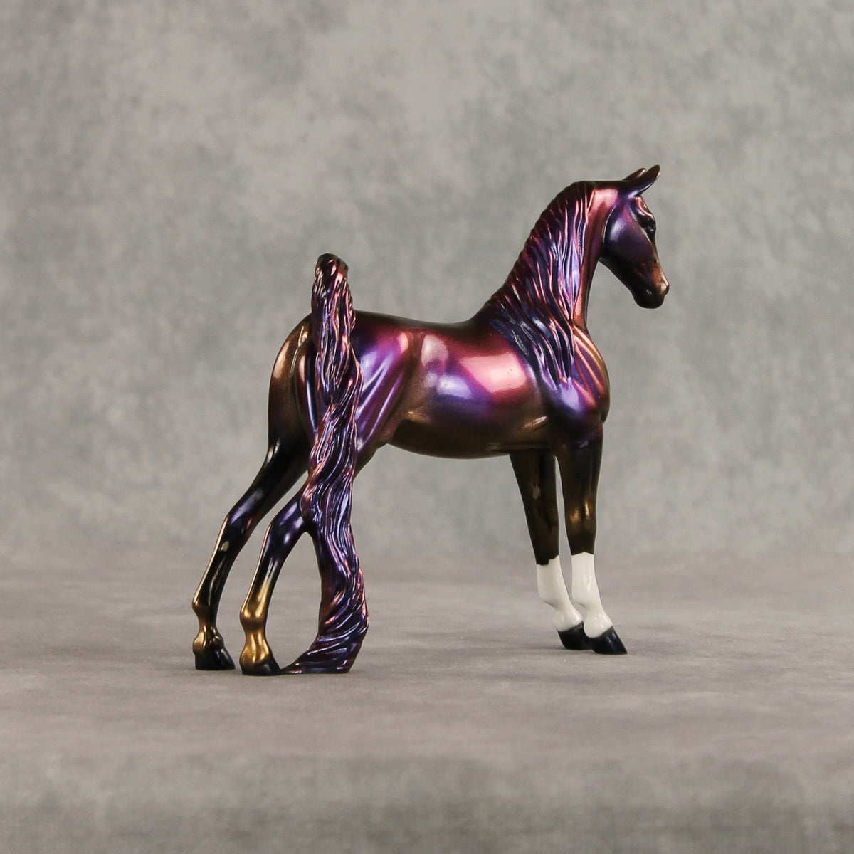 Violet Strike OOAK Pebble Saddlebred by Erin Corbett VV26