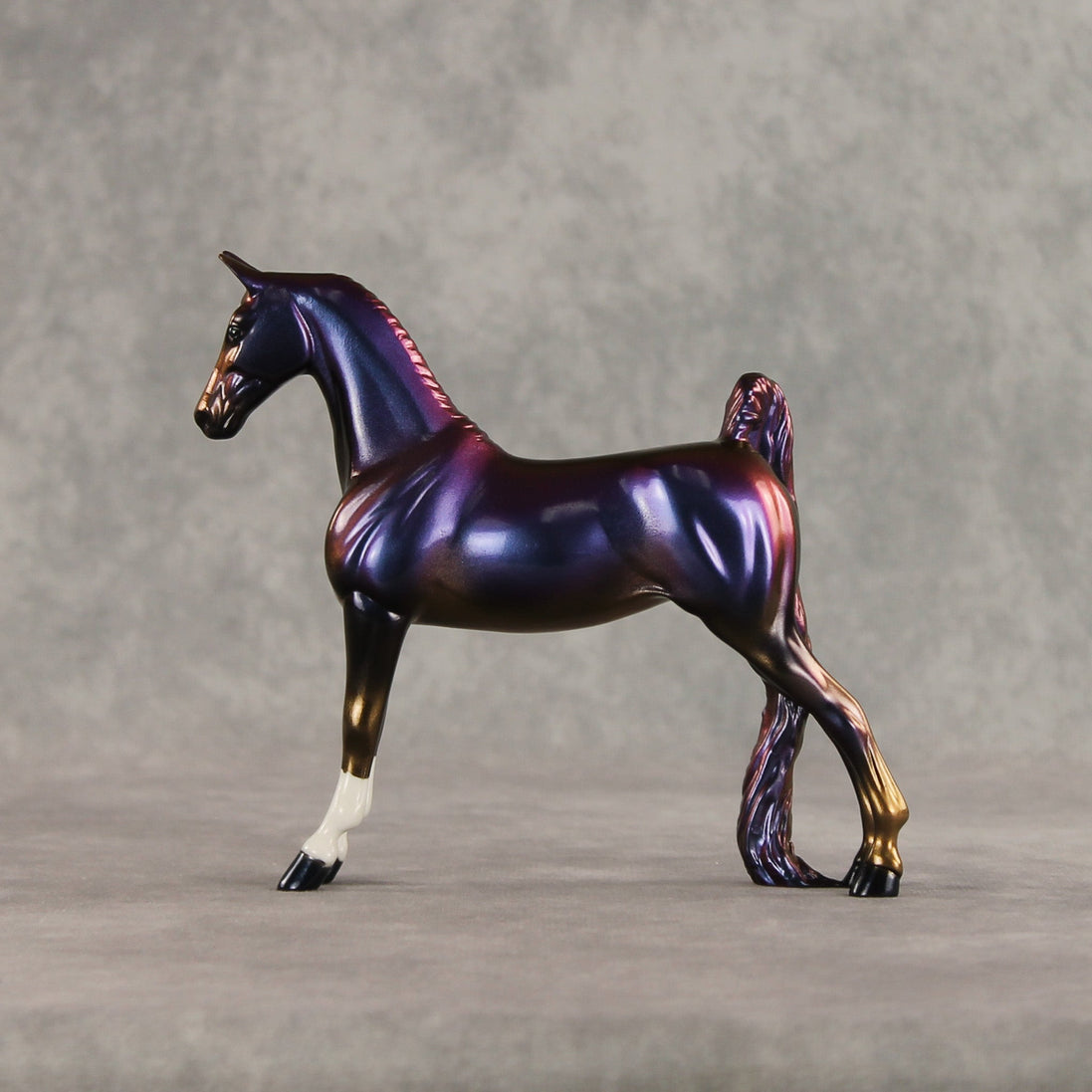 Violet Strike OOAK Pebble Saddlebred by Erin Corbett VV26