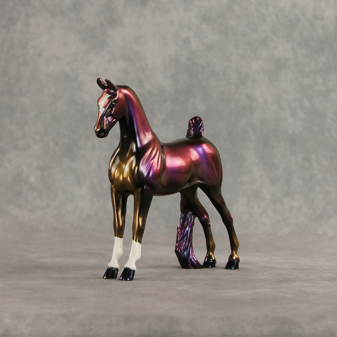 Violet Strike OOAK Pebble Saddlebred by Erin Corbett VV26