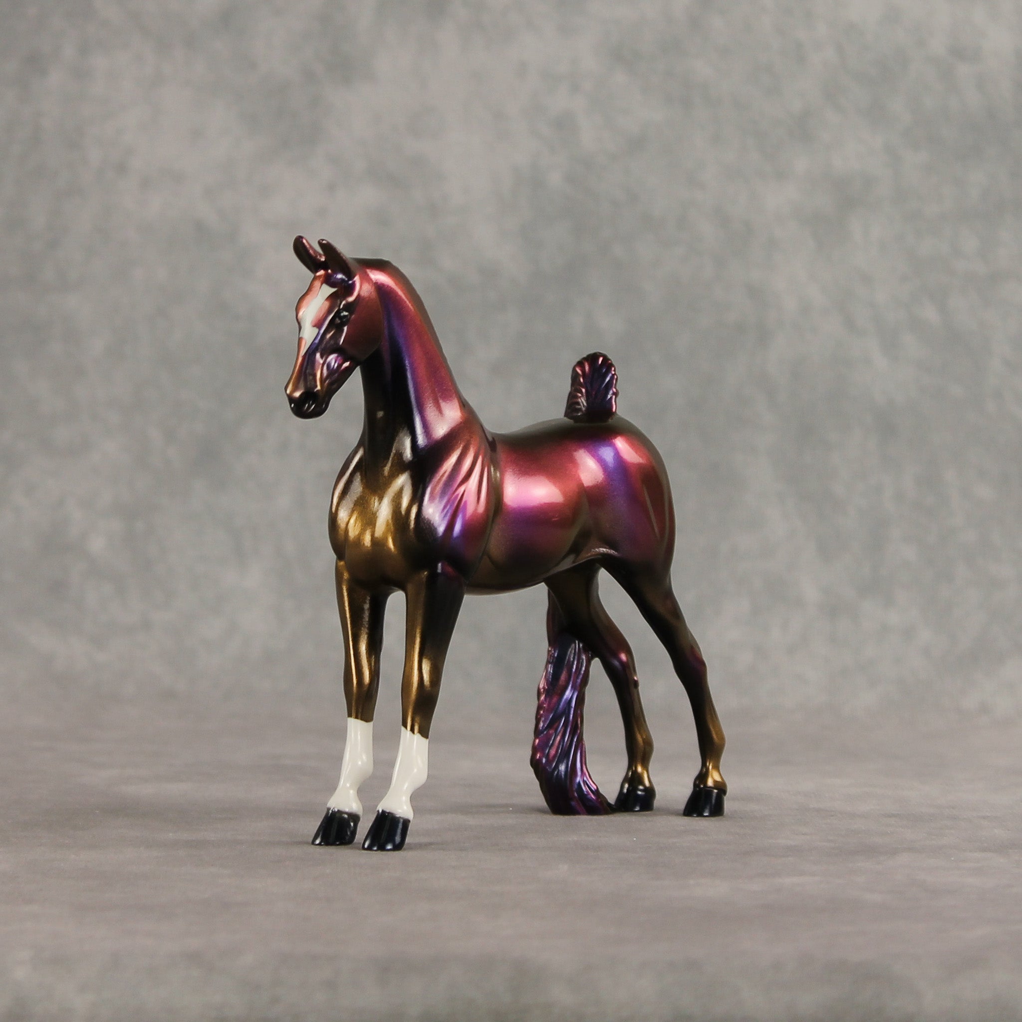 Violet Strike OOAK Pebble Saddlebred by Erin Corbett VV26
