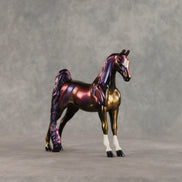 Violet Strike OOAK Pebble Saddlebred by Erin Corbett VV26
