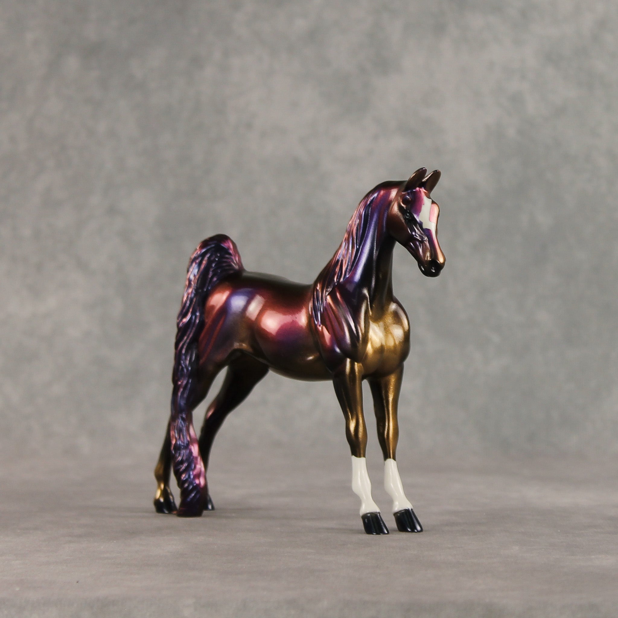 Violet Strike OOAK Pebble Saddlebred by Erin Corbett VV26