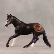 Violet Flash OOAK Chip Cutting Horse by Anna Rieck SHCF26