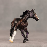 Violet Flash OOAK Chip Cutting Horse by Anna Rieck SHCF26