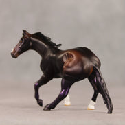 Violet Flash OOAK Chip Cutting Horse by Anna Rieck SHCF26