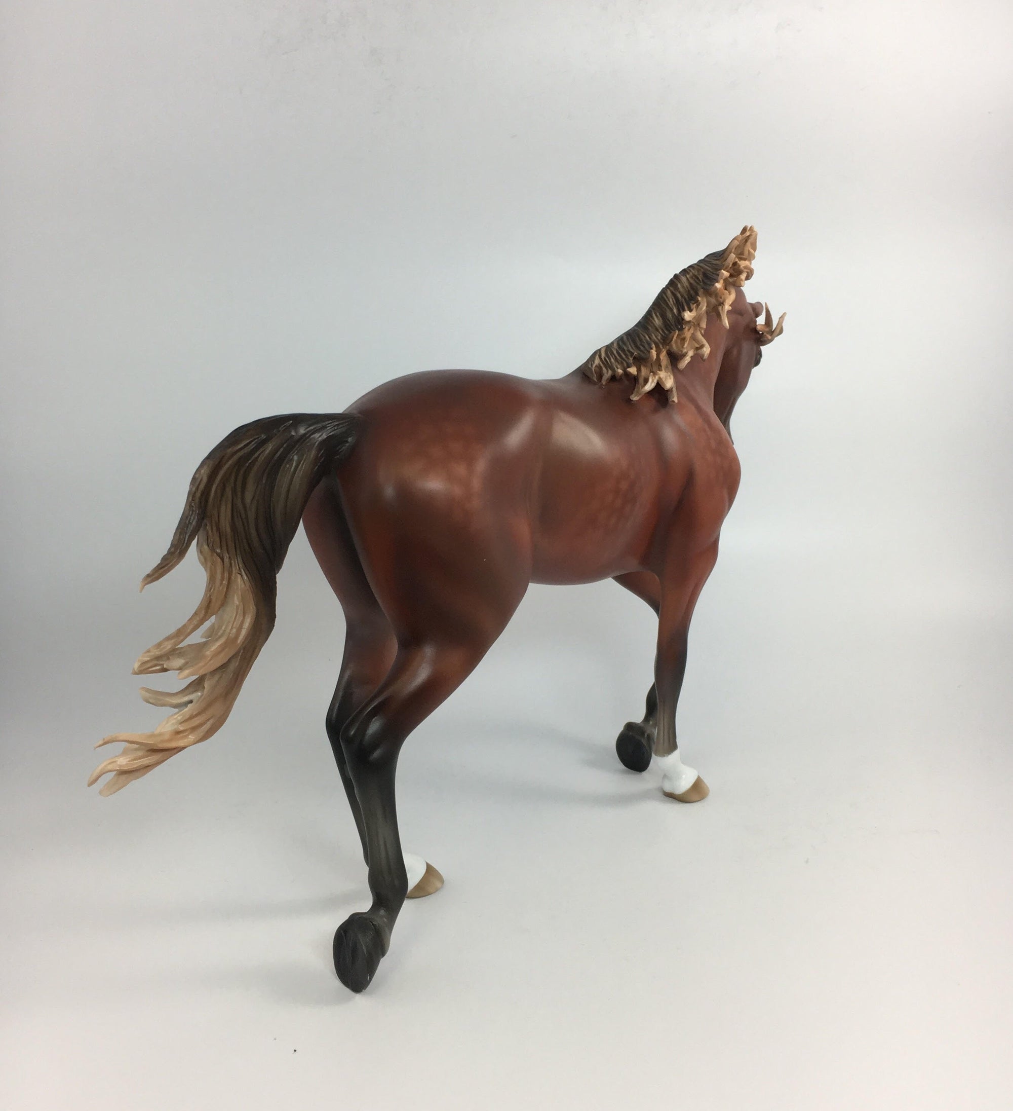 WALTZ WITH ME~OOAK DAPPLE SILVER BAY THOROUGHBRED MODEL HORSE BY SHERYL LEISURE 9/27/17