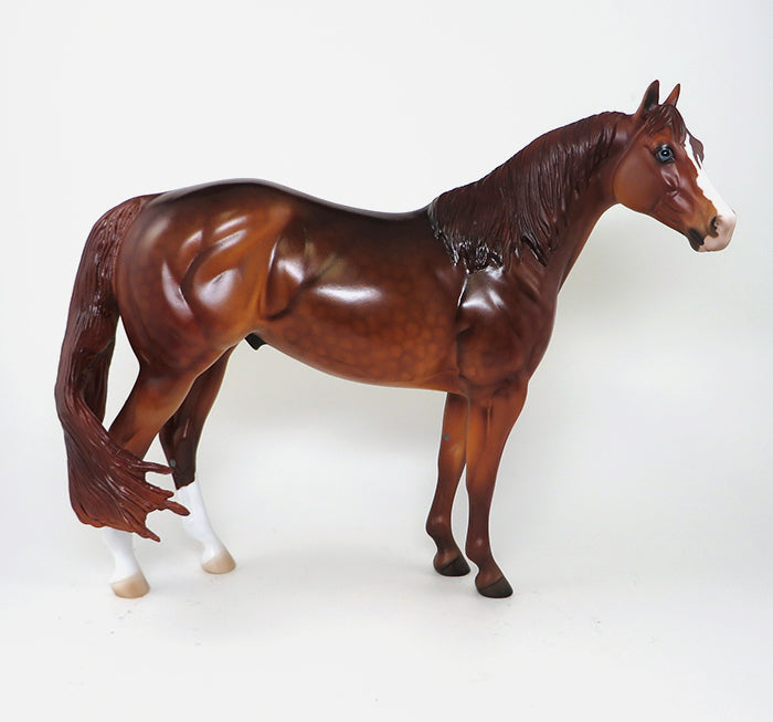 WEATHERBUG - OOAK CHESTNUT ISH MODEL HORSE - 11/6