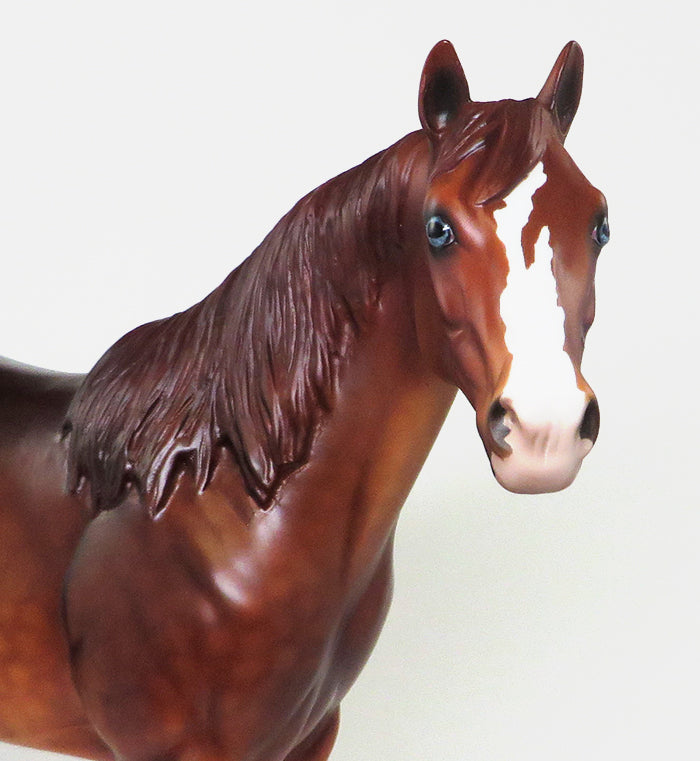 WEATHERBUG - OOAK CHESTNUT ISH MODEL HORSE - 11/6