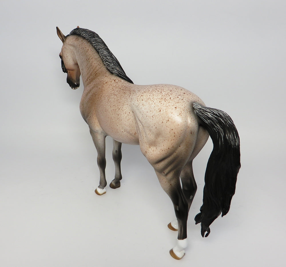 WHISKEY~OOAK FLEABIT ANDAULSIAN MODEL HORSE BY DAWN QUICK WHS-2017
