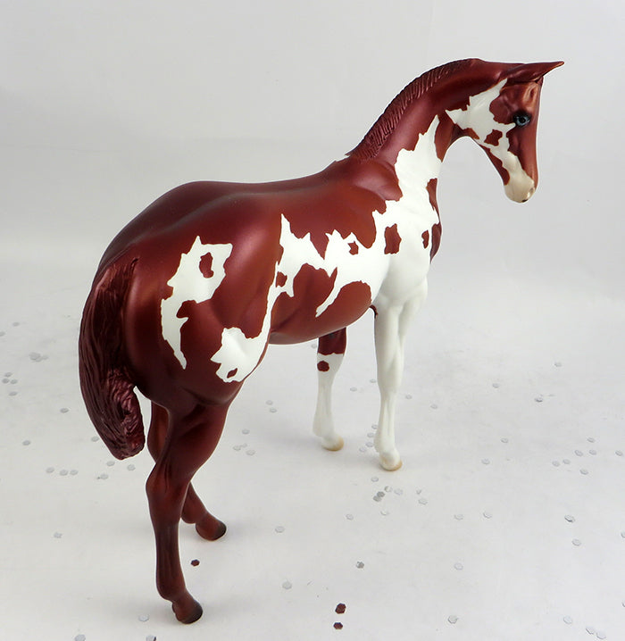WILDCAT-LE-4 CHESTNUT PAINT WEANLING MODEL HORSE 2/7