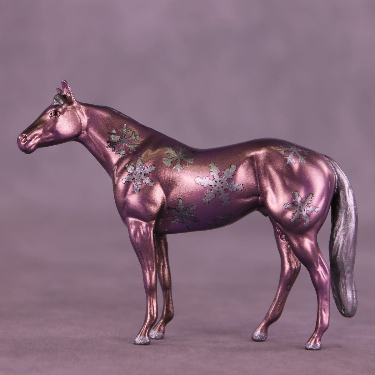Winter Whimsy OOAK Chip Stock Horse by Anna Rieck HS25