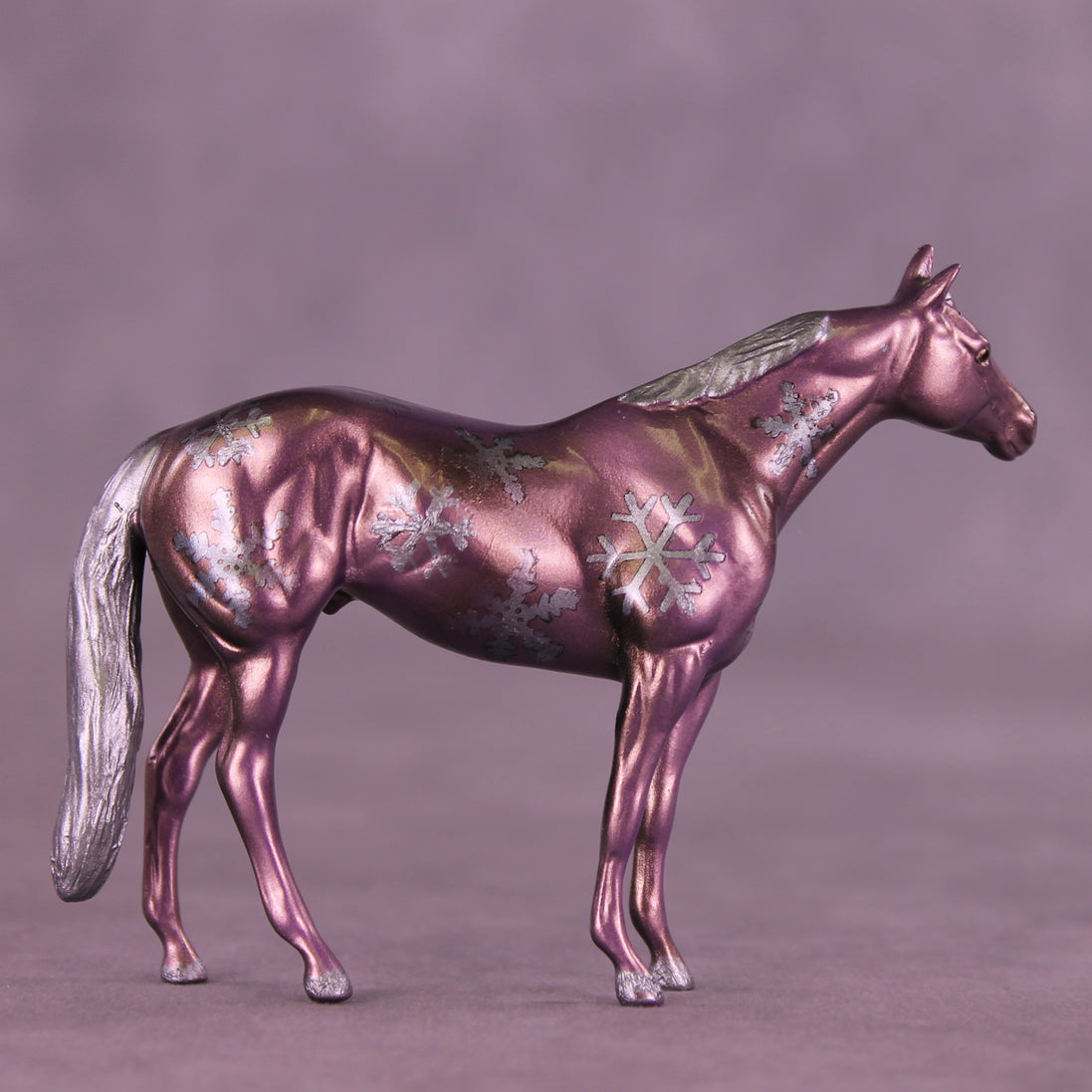 Winter Whimsy OOAK Chip Stock Horse by Anna Rieck HS25