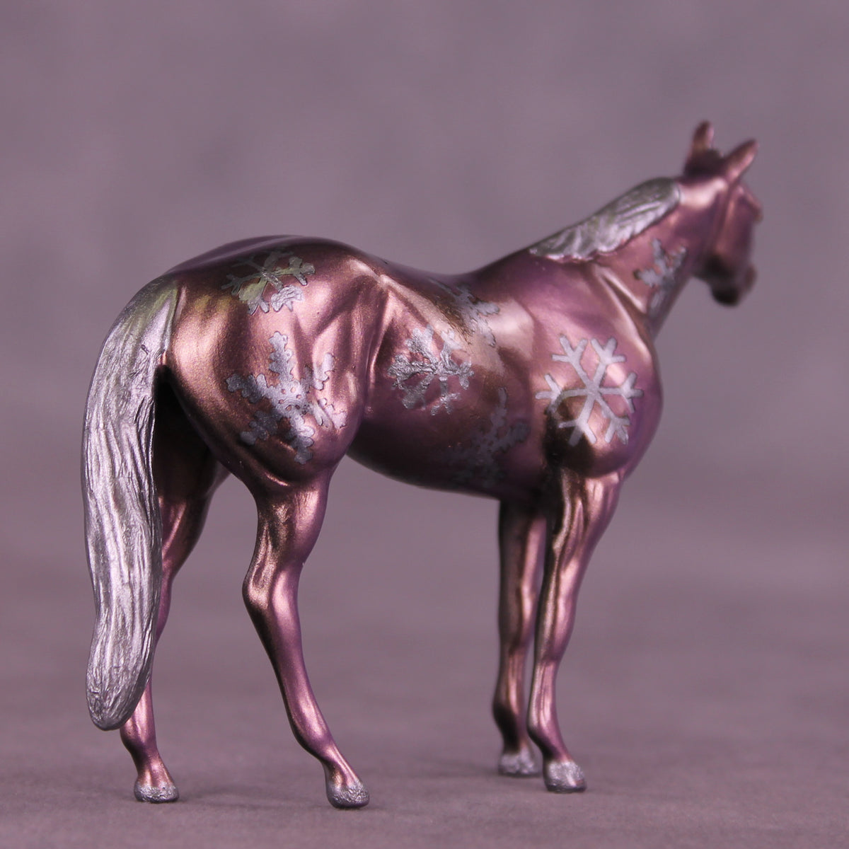 Winter Whimsy OOAK Chip Stock Horse by Anna Rieck HS25