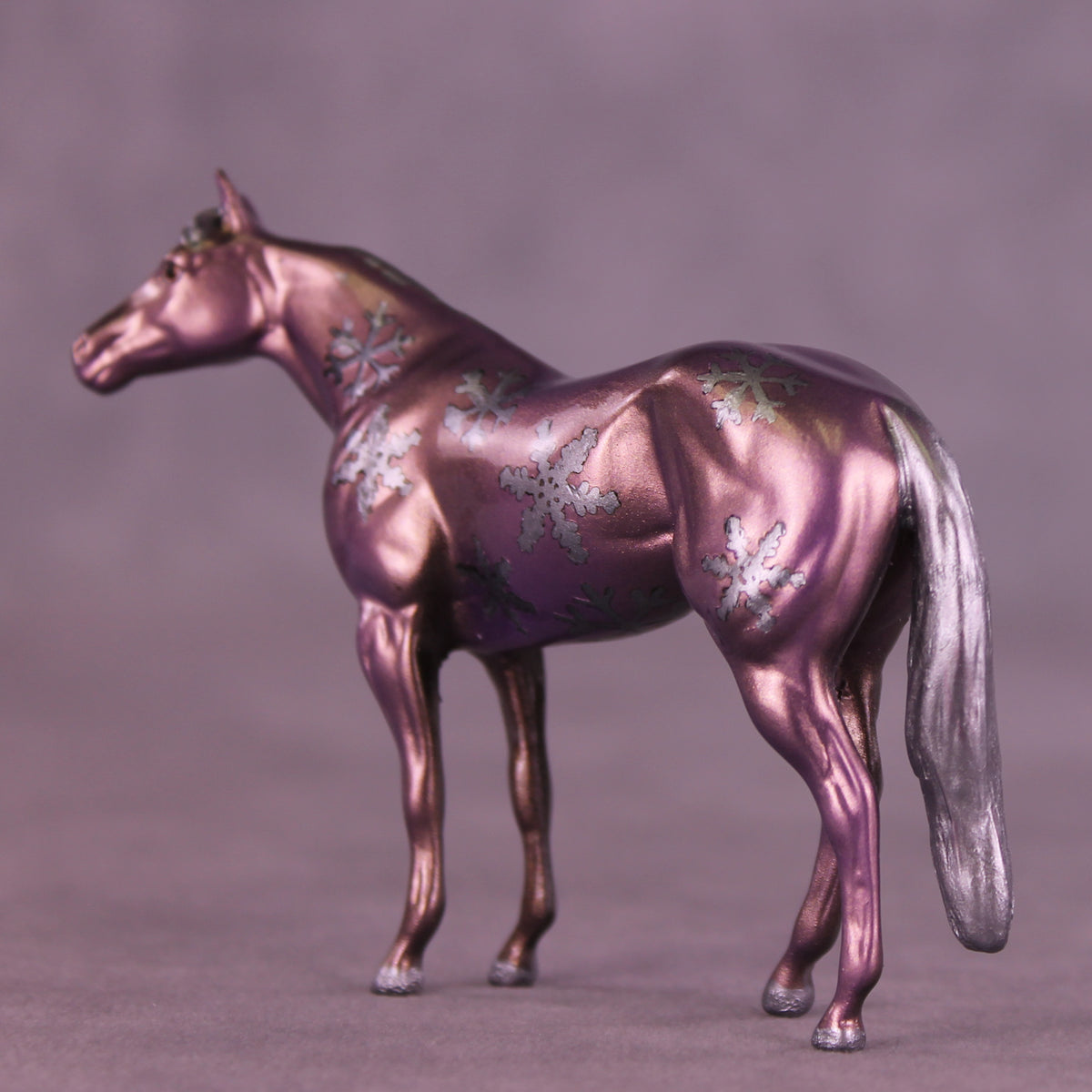 Winter Whimsy OOAK Chip Stock Horse by Anna Rieck HS25