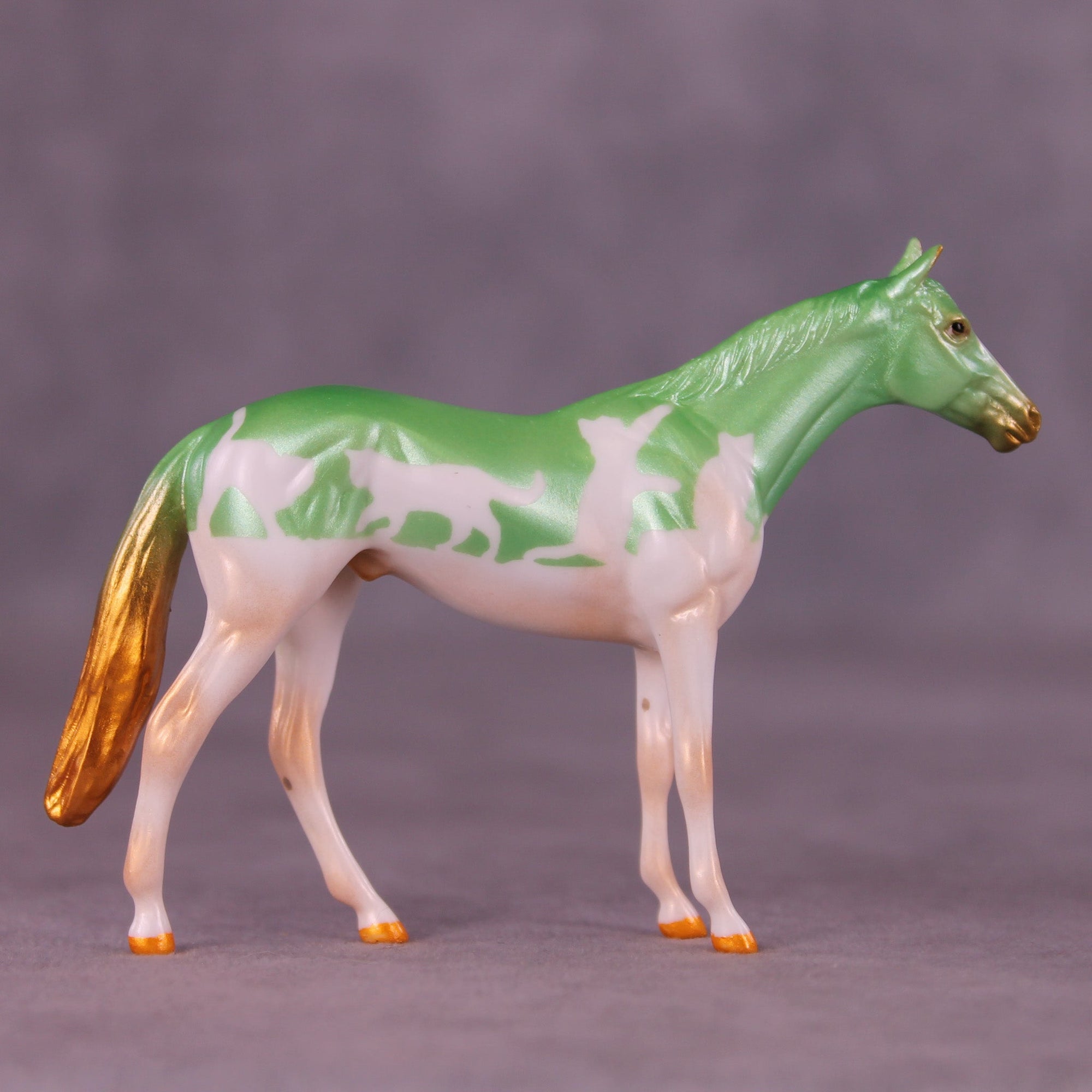 Wood OOAK Chip Thoroughbred  by Erin Corbett MM25 Group D