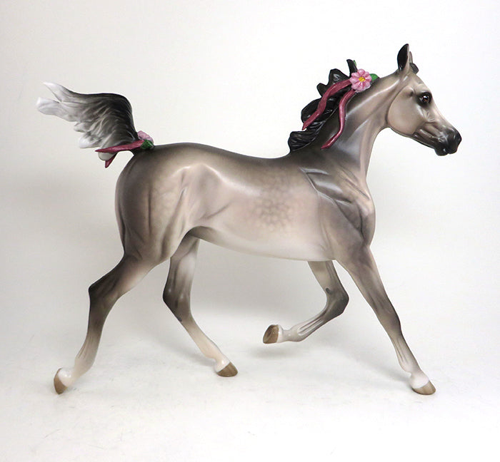 dapple grey yearling with rose one of a kind