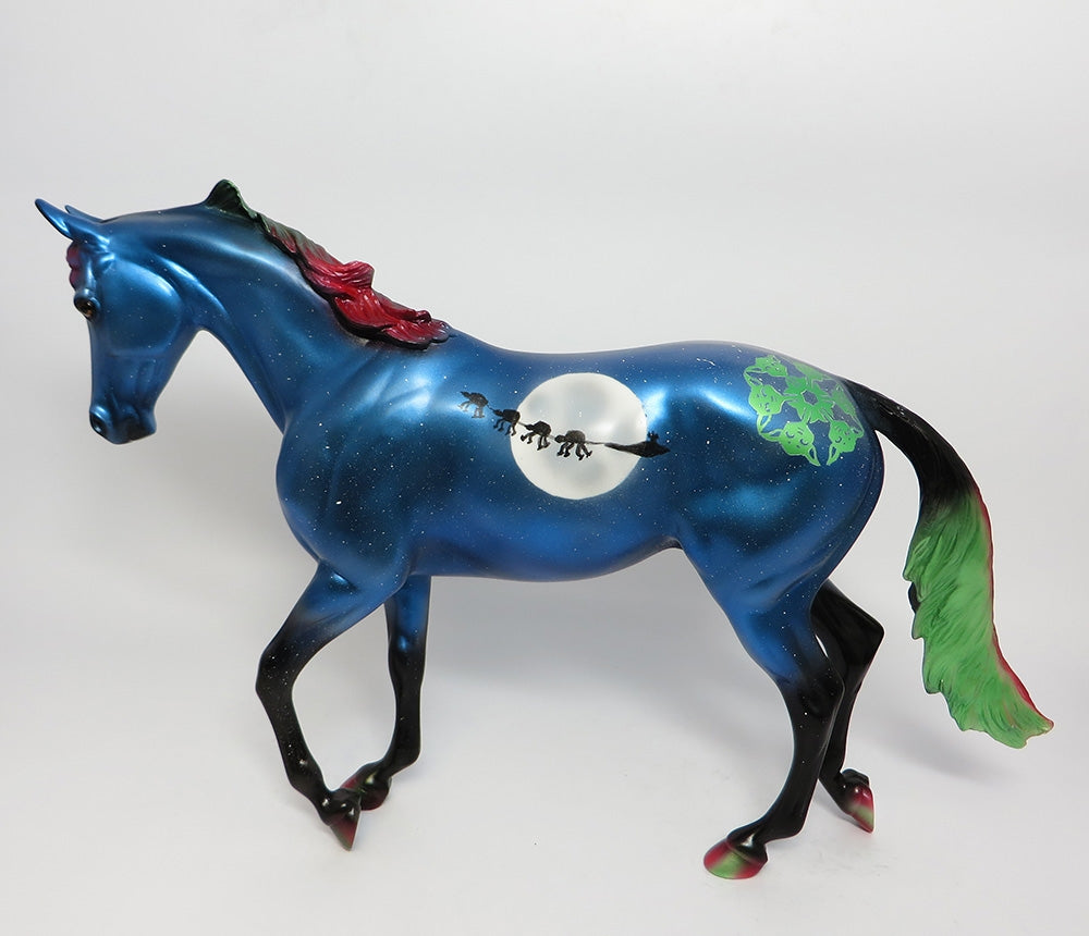 YODA-OOAK STAR WARS INFLUENCED THOROUGHBRED MODEL HORSE WHS 17