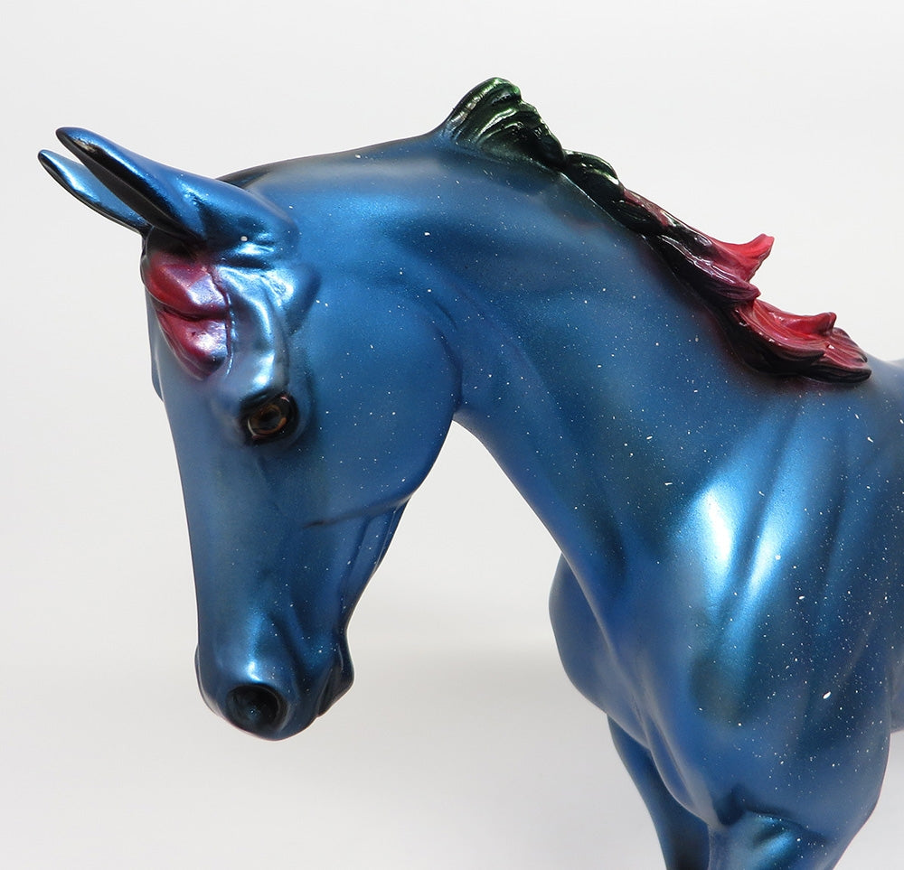 YODA-OOAK STAR WARS INFLUENCED THOROUGHBRED MODEL HORSE WHS 17