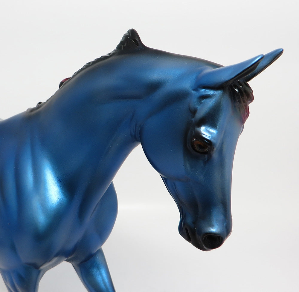 YODA-OOAK STAR WARS INFLUENCED THOROUGHBRED MODEL HORSE WHS 17