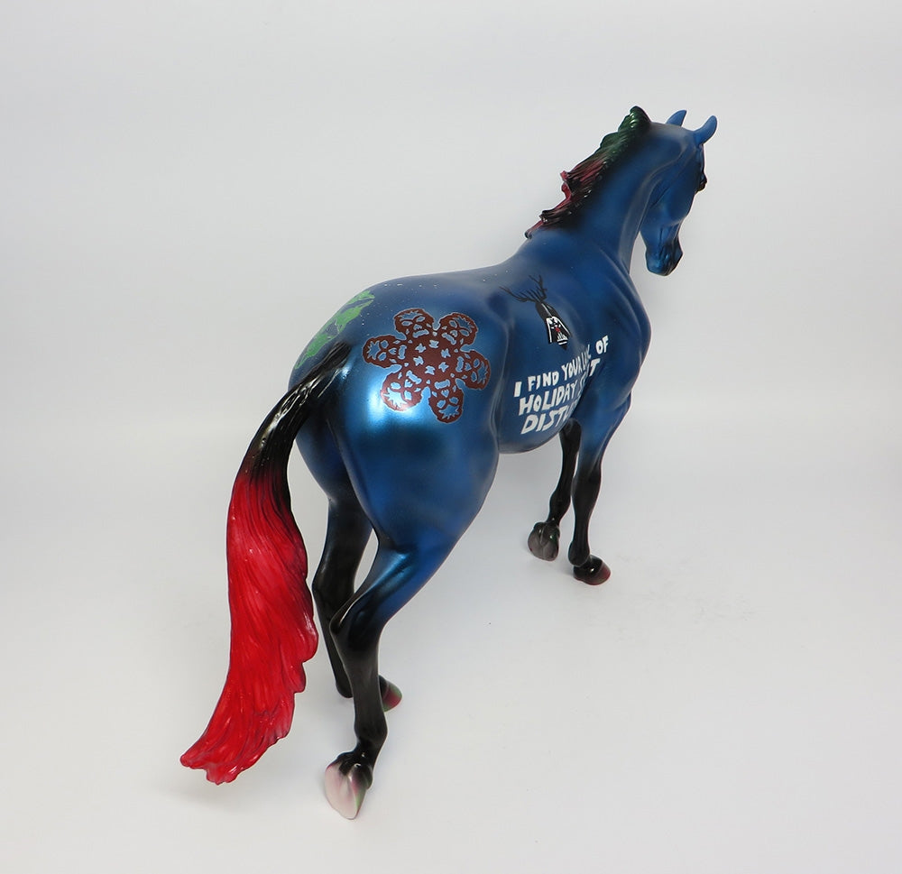 YODA-OOAK STAR WARS INFLUENCED THOROUGHBRED MODEL HORSE WHS 17