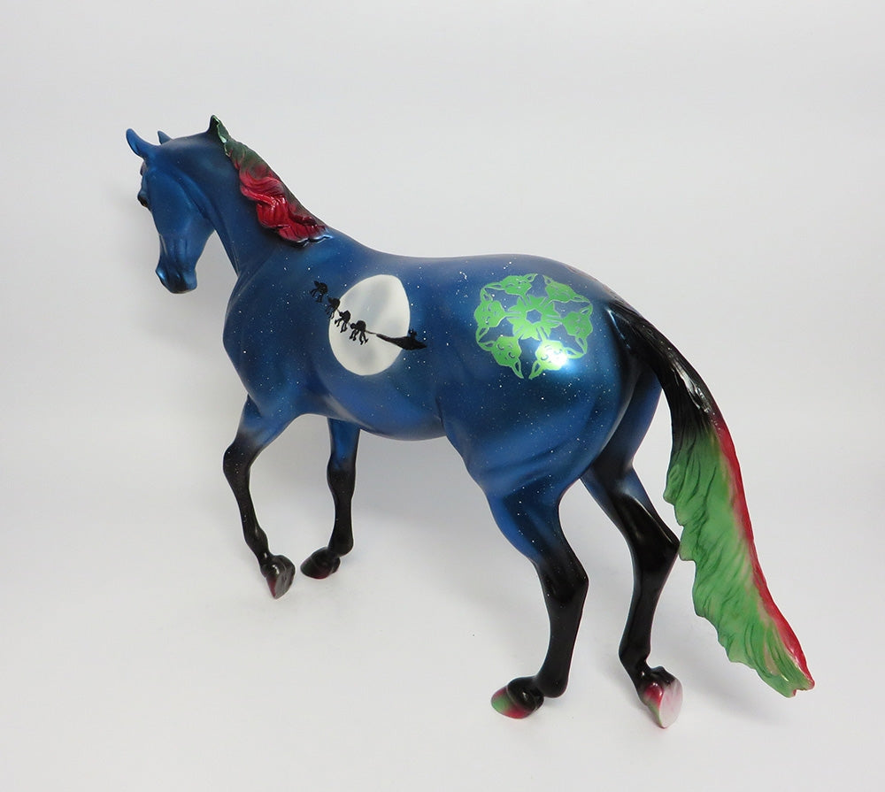 YODA-OOAK STAR WARS INFLUENCED THOROUGHBRED MODEL HORSE WHS 17