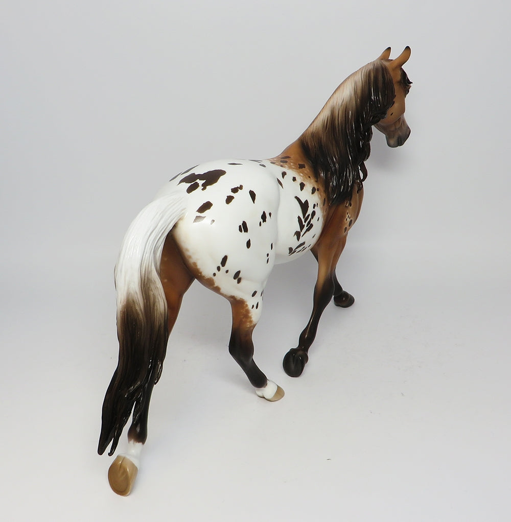 ZION~OOAK CHESTNUT APPALOOSA PALOUSE MODEL EQ 2017