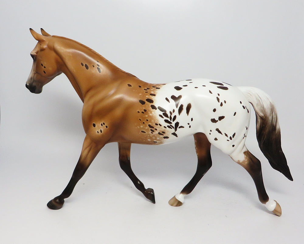 ZION~OOAK CHESTNUT APPALOOSA PALOUSE MODEL EQ 2017