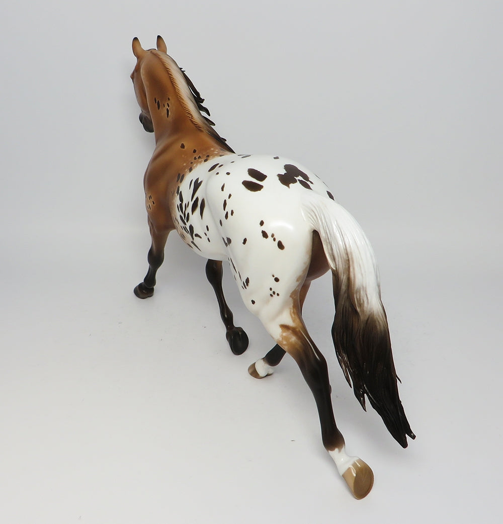 ZION~OOAK CHESTNUT APPALOOSA PALOUSE MODEL EQ 2017