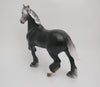 DARK CLOUD-OOAK DAPPLE GREY TROTTING DRAFTER BY AUDREY DIXON 6/1/20
