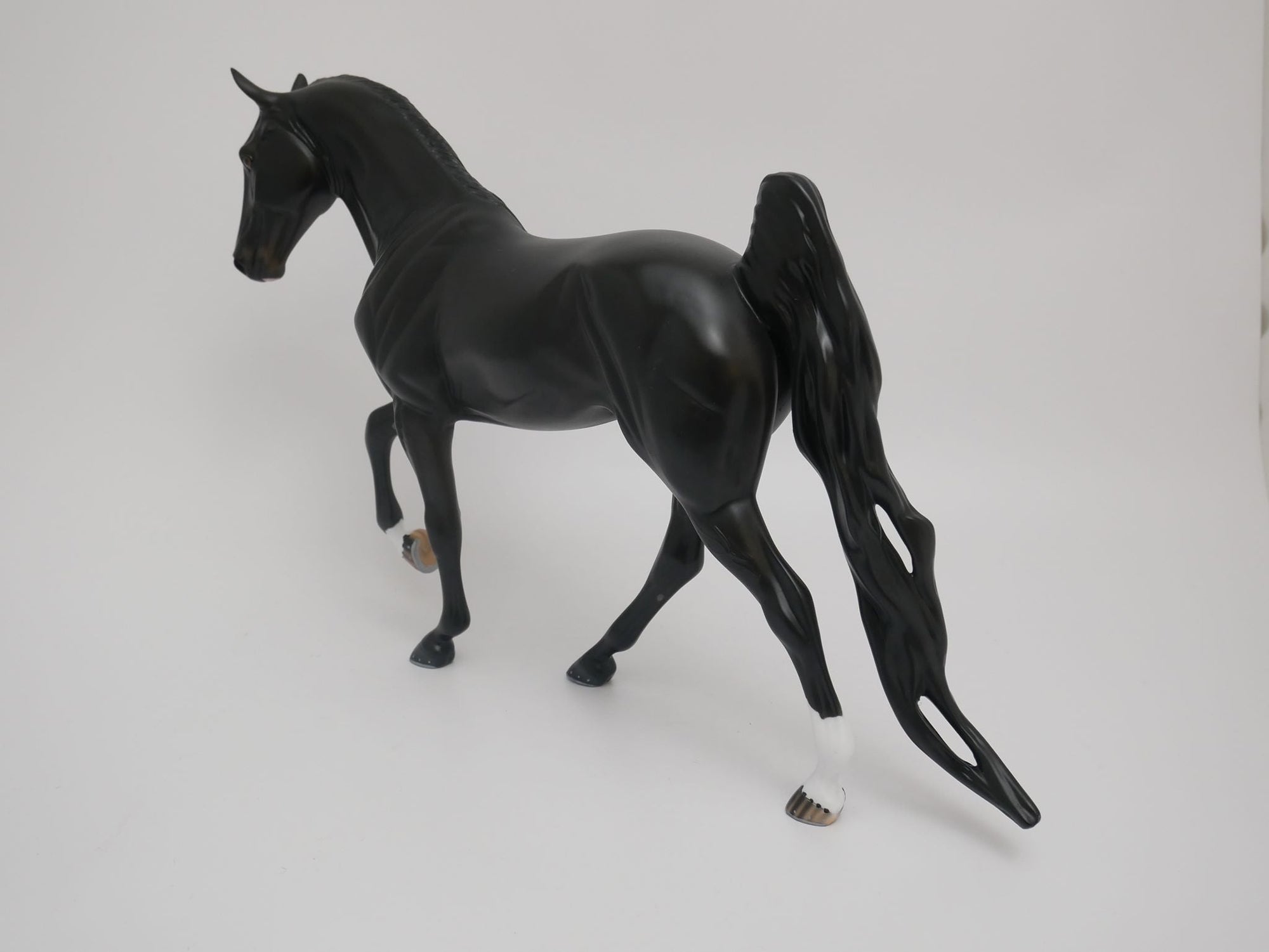DARK KNIGHT-OOAK BLACK TENNESSEE WALKER BY AUDREY DIXON 6/2/20