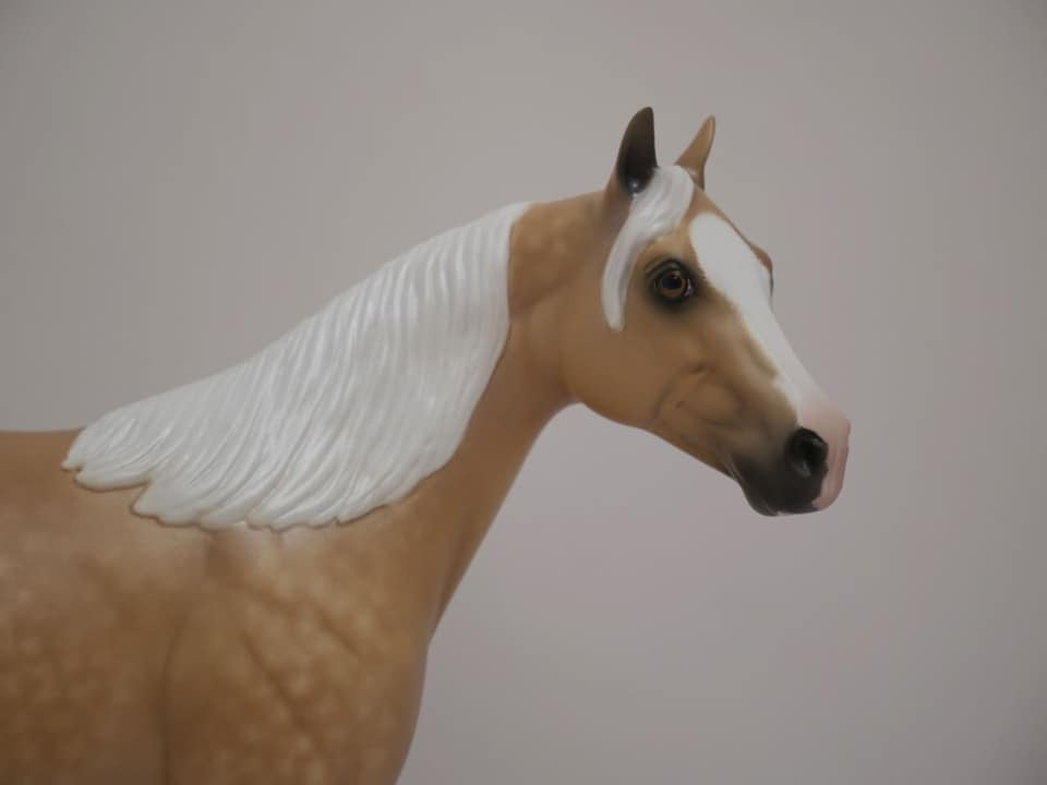 MICHAEL-OOAK STAR DAPPLE PALOMINO ISH MODEL HORSE BY SHERYL LEISURE 7/10/20