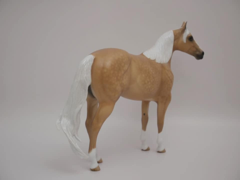 MICHAEL-OOAK STAR DAPPLE PALOMINO ISH MODEL HORSE BY SHERYL LEISURE 7/10/20