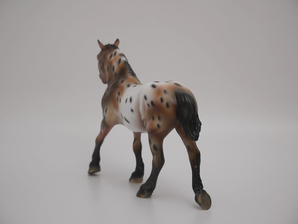 LITTLE BEN-LE-30 APPALOOSA PEBBLES DRAFT MODEL HORSE 7/2/20