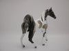 SHADOW BOX-GRULLA PAINT ARABIAN MARE MODEL HORSE BY AUDREY DIXON 7/2/20
