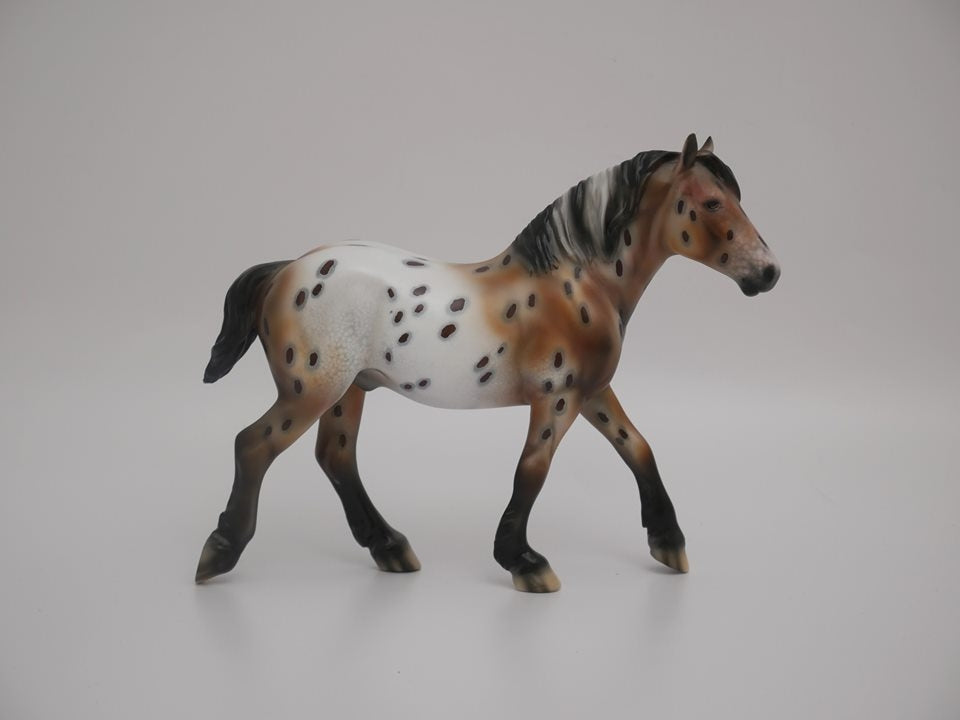 LITTLE BEN-LE-30 APPALOOSA PEBBLES DRAFT MODEL HORSE 7/2/20