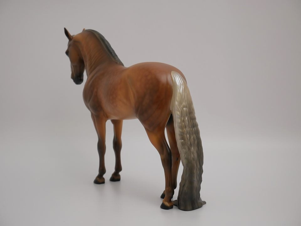 FABIO-OOAK STAR DAPPLE SOOTY PALOMINO MODEL HORSE BY AUDREY DIXON 7/2/20